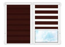 Рулонные кассетные шторы День Ночь Неаполь 95 цена. Купить в «Мастерская Жалюзи»